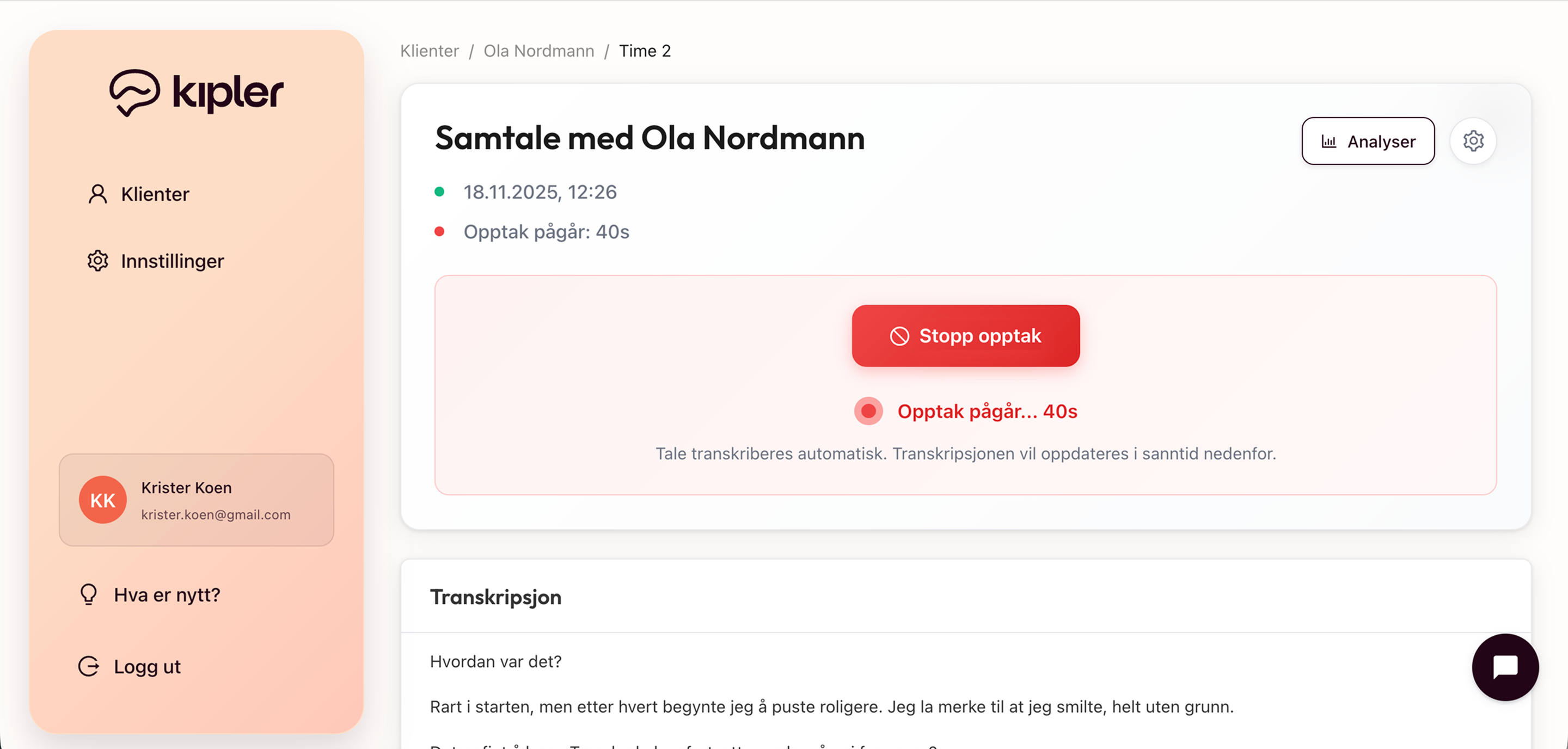 Automatisk transkribering med AI